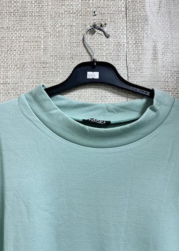 Yeşil Kısa Kollu Salaş Tişört - Görsel 3