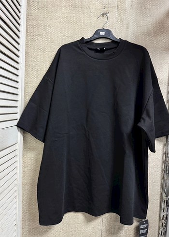 Erkek Siyah Salaş Kısa Kollu Tişört - Görsel 4