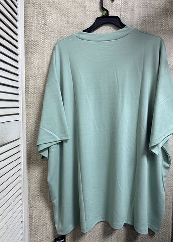 Yeşil Oversize Tişört - Görsel 6