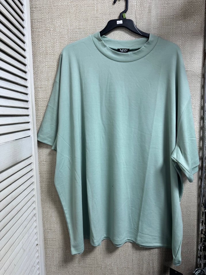 Yeşil Oversize Tişört - Görsel 2