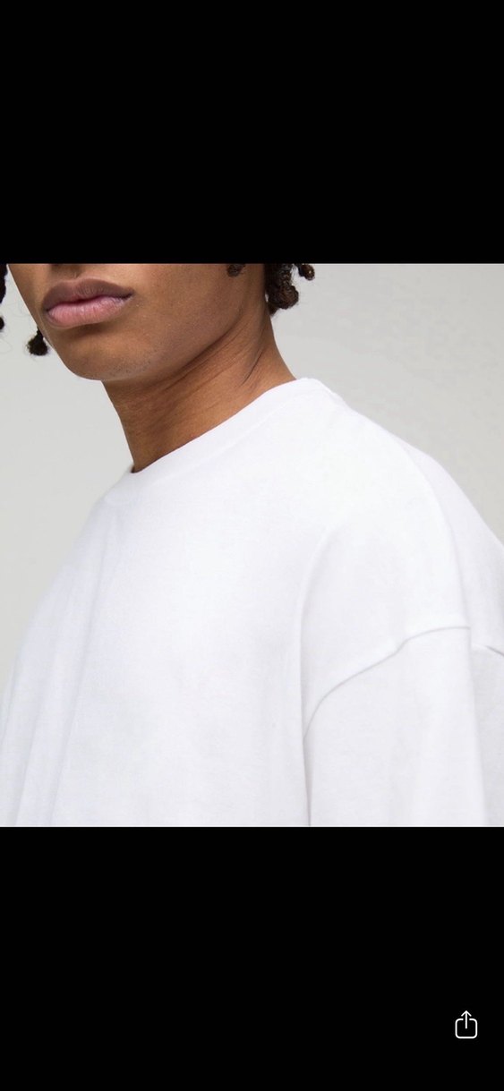 Erkek Gri Oversize Kısa Kollu Tişört - Görsel 3