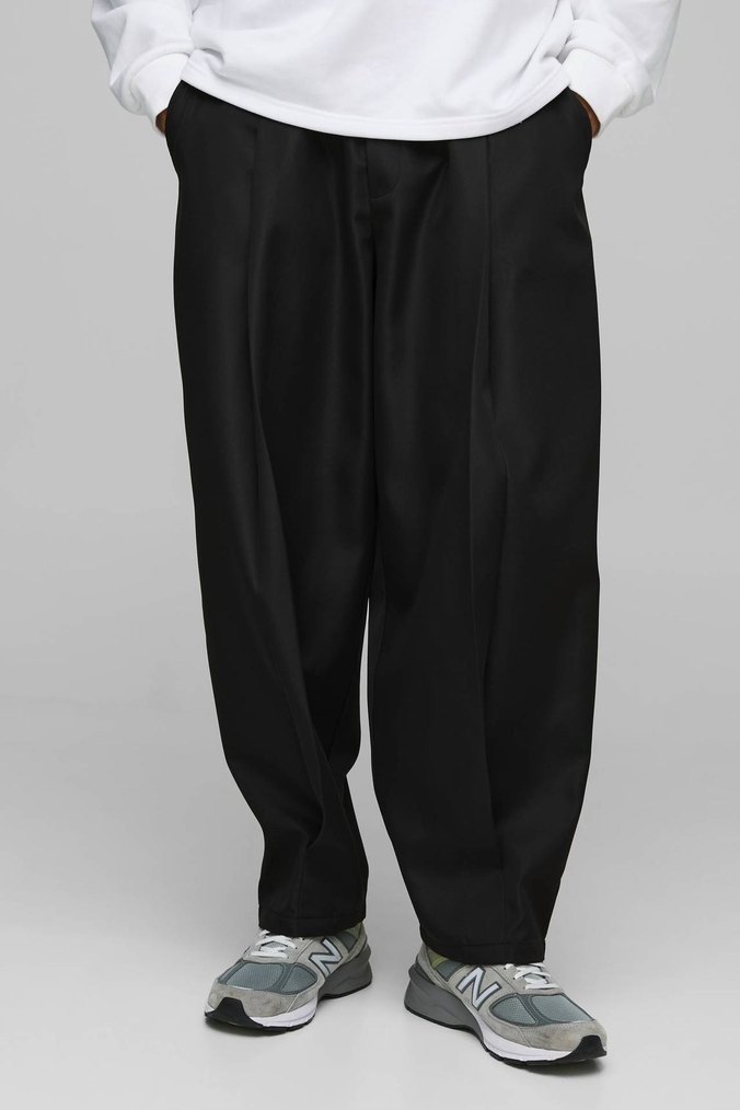 Siyah Salaş Erkek Streetwear Pantolon - Görsel 2