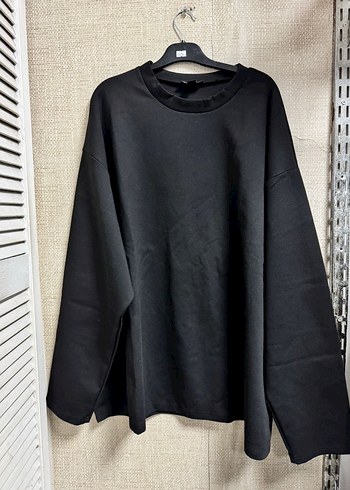 Siyah Oversize tişört - Görsel 2