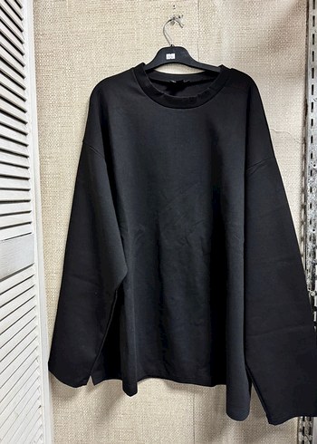 Siyah Oversize tişört - Görsel 3