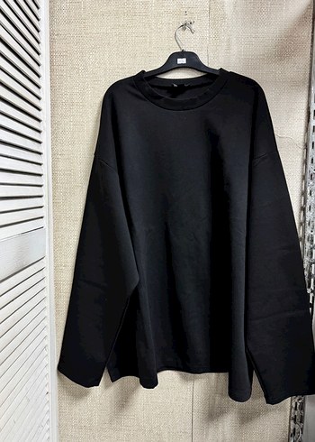 Siyah Oversize tişört - Görsel 4