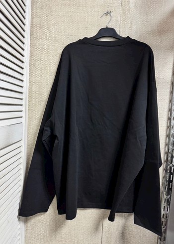 Siyah Oversize tişört - Görsel 5