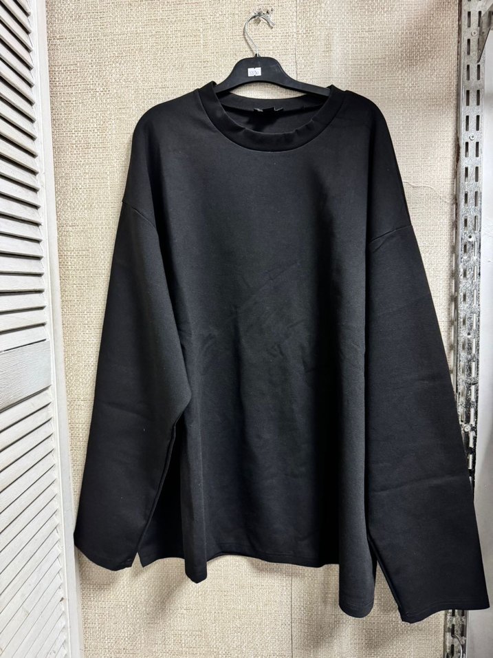 Siyah Oversize tişört - Görsel 2