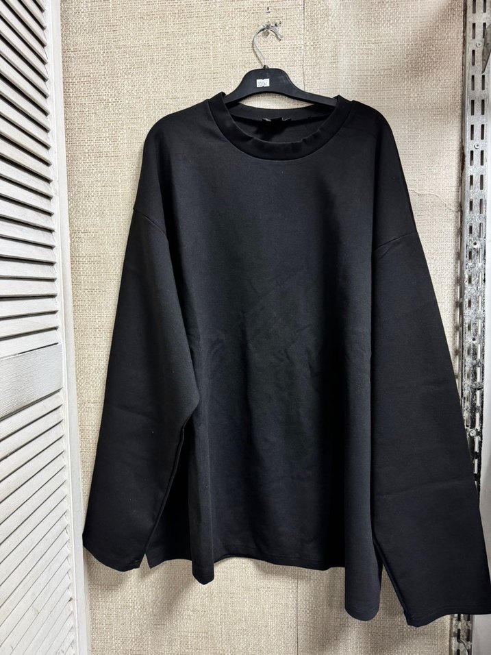 Siyah Oversize tişört - Görsel 3