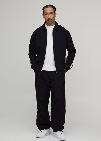 Siyah Erkek Spor Mont - Görsel 4