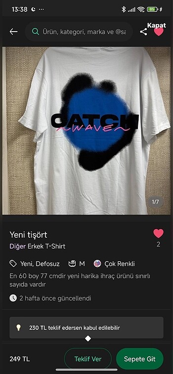 l/xl Beden 7 ürün