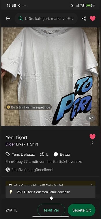 l/xl Beden çeşitli Renk 7 ürün