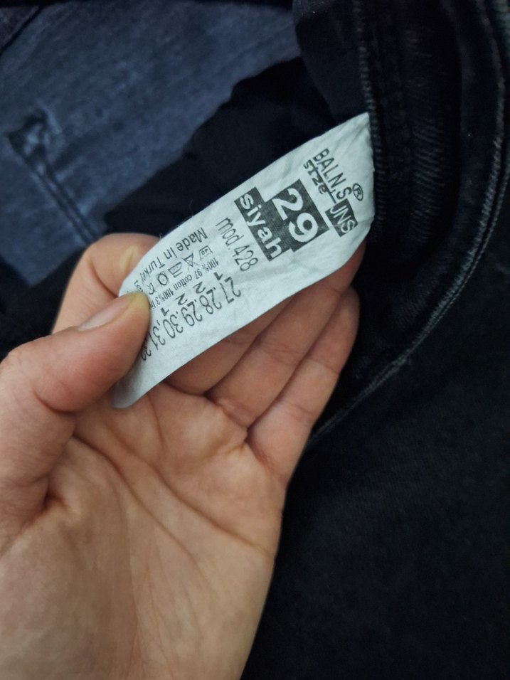 Gri Sıkı Kesim Kadın Denim Pantolon - Görsel 2