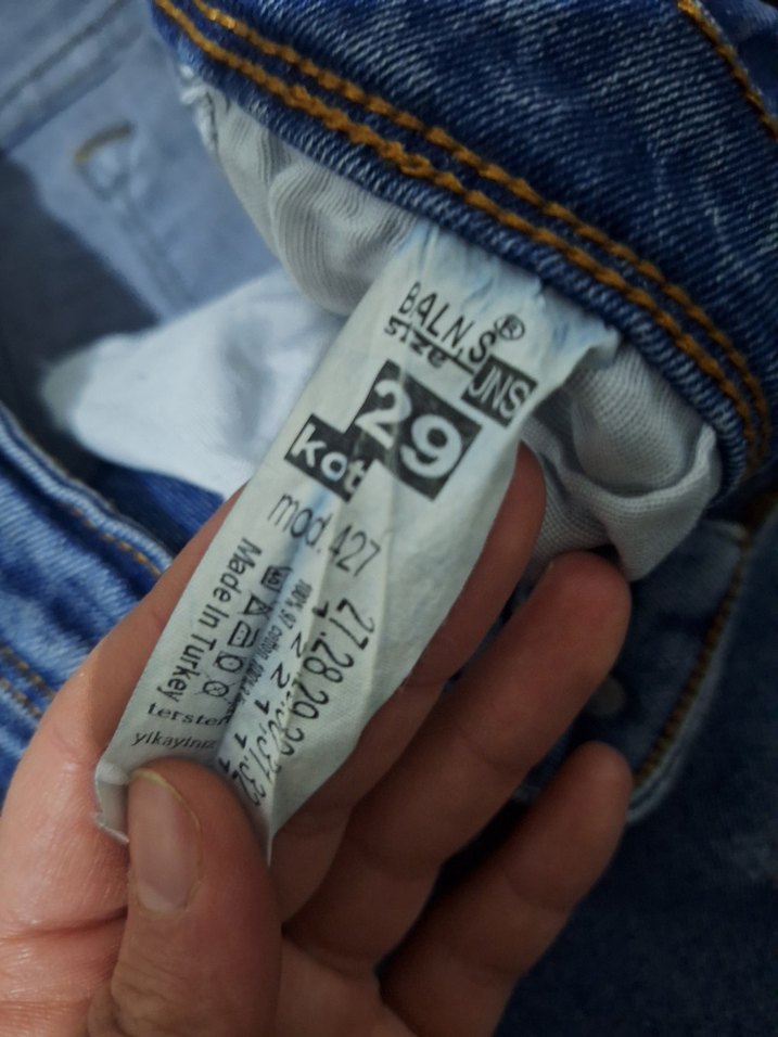 Kadın Mavi Denim Normal Boy Jean - Görsel 2