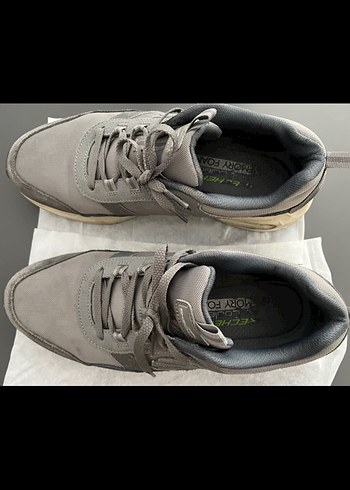 Skechers Skechers gri Erkek Spor Ayakkabı Rahat Bağcıklı
