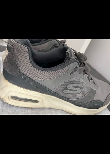 42.5 Beden gri Renk Skechers gri Erkek Spor Ayakkabı Rahat Bağcıklı