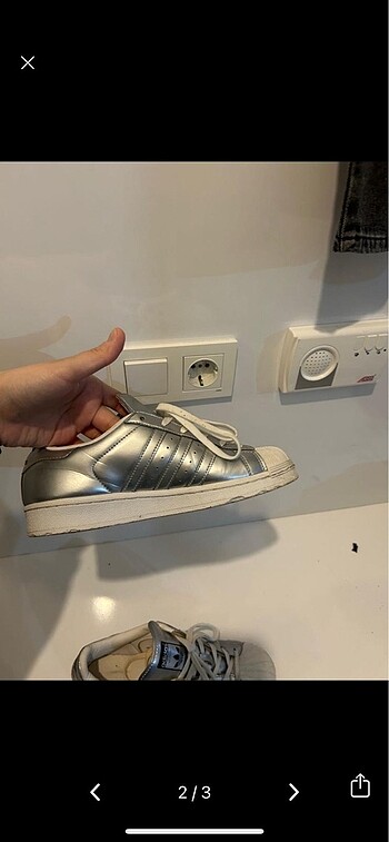 38,5 Beden #orijinal #adidas #süperstar