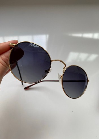 Klasik Gold Oval Kadın Güneş Gözlüğü - Görsel 6