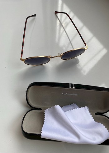 Klasik Gold Oval Kadın Güneş Gözlüğü - Görsel 4