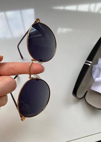 Klasik Gold Oval Kadın Güneş Gözlüğü - Görsel 5