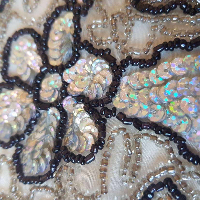 Nakışlı Bohem Masa Örtüsü - Bej Gri - Görsel 5