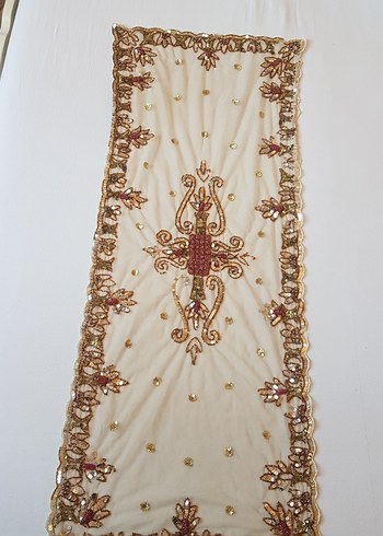 Nakışlı Çok Renkli Masa Örtüsü - Görsel 5