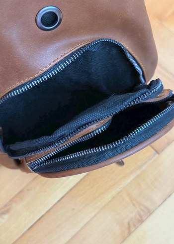 Kahverengi Deri Omuz Çantası - Görsel 4