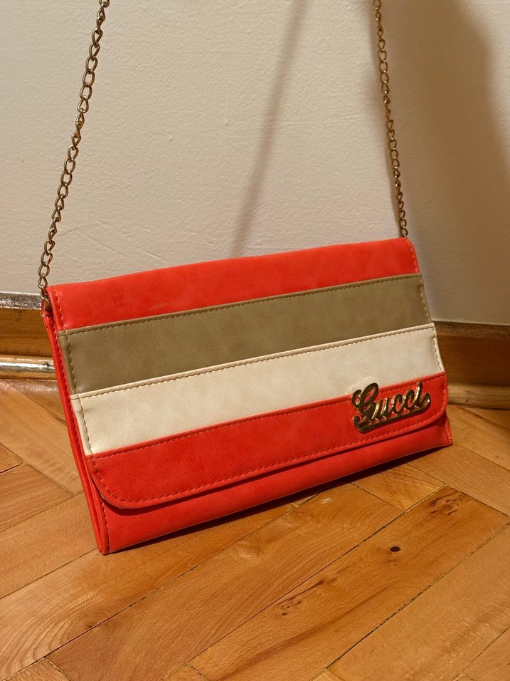 Zincir Detaylı Deri Kadın Çanta - Görsel 2