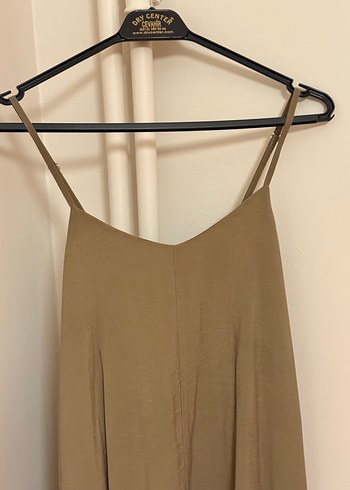 Yeşil Uzun Askılı Elbise - Görsel 2