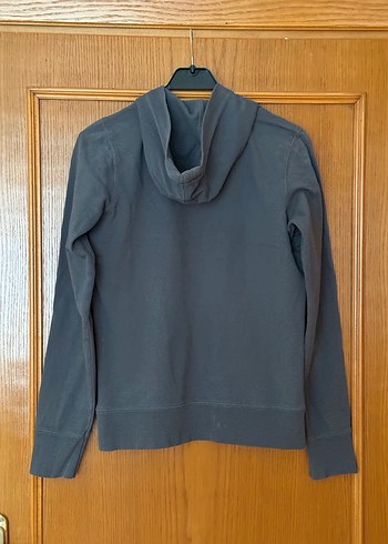 Gri Sweatshirt Kapüşonlu - Görsel 3