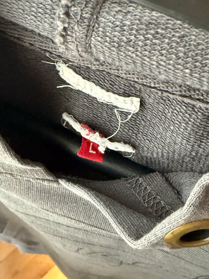 Gri Sweatshirt Kapüşonlu - Görsel 4