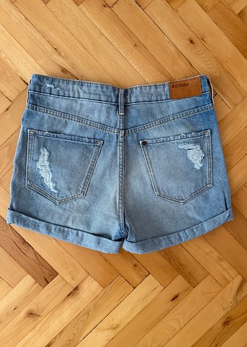 36 Beden Kadın Mavi Mini Denim Şort