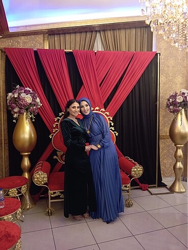 Kadife balık abiye - Görsel 6