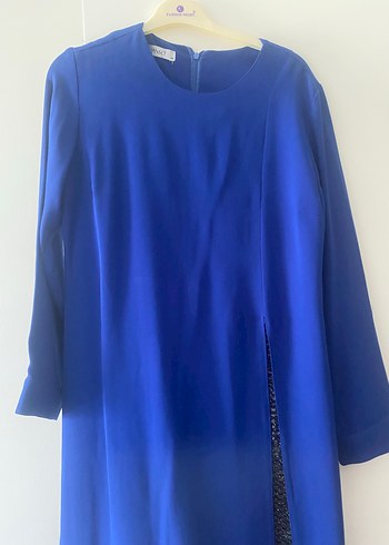 Kadın Mavi Uzun Kollu Tunik - Görsel 5