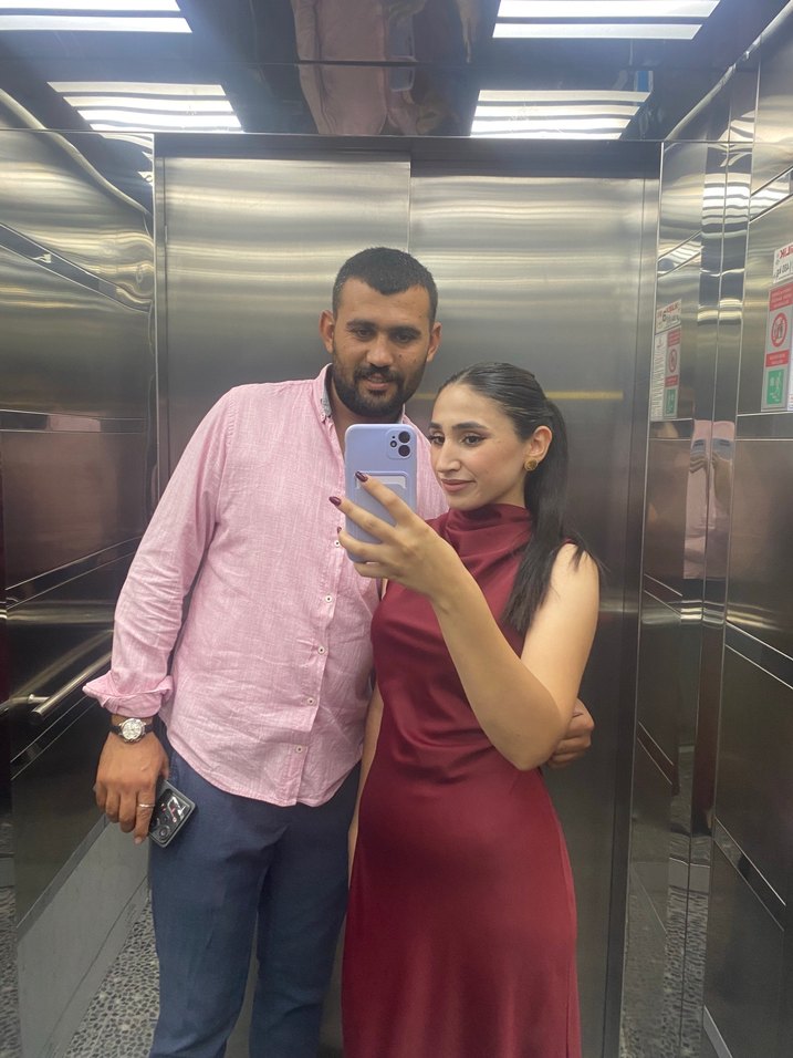 Bordo Midi Boy Drapeli Klasik Düğün Elbisesi - Görsel 5