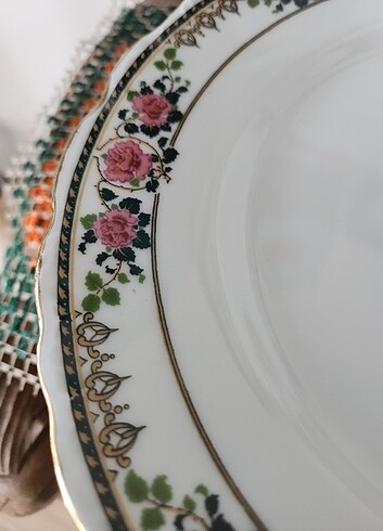 Diğer Limoges Fransız damgalı porselen servis tabakları