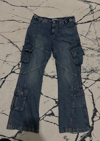 Vintage kargo pantolon