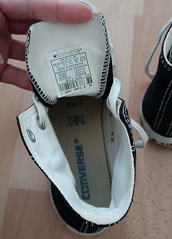 36 Beden siyah Renk Converse ayakkabı