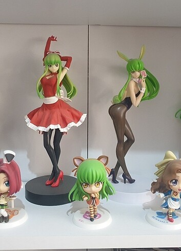 Code Geass CC ve Lelouch Anime Figürleri