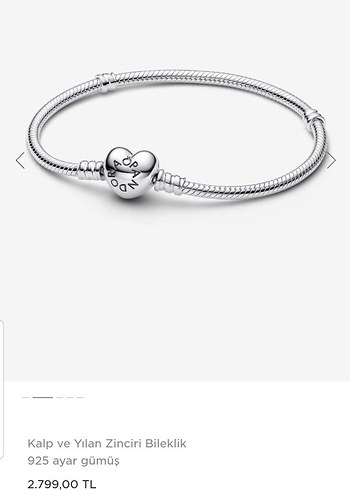 Pandora Orijinal Kalpli Bileklik