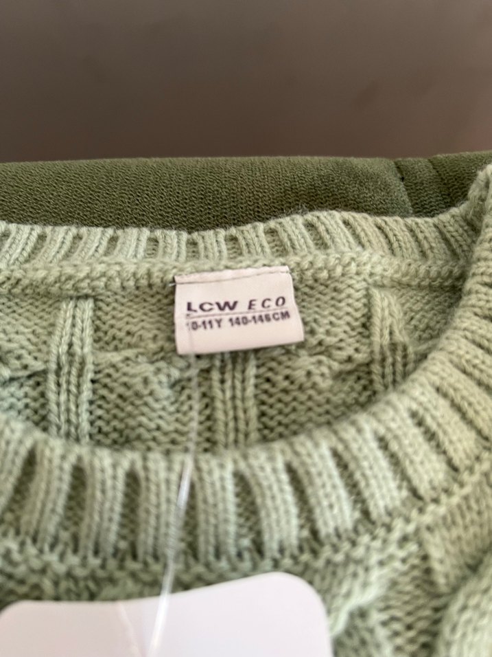 LCW Gri Örgü Kadın Kazak - Görsel 2