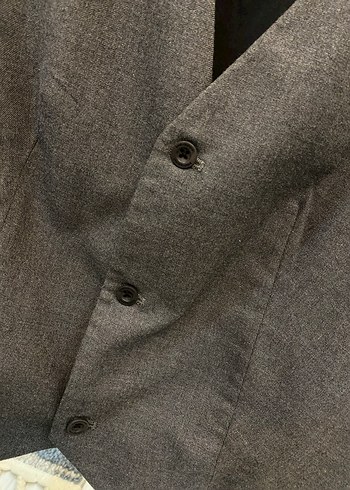 Gri Kadın Yelek - Görsel 2