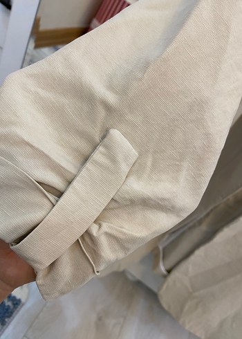 Bej Kadın Blazer - Görsel 5