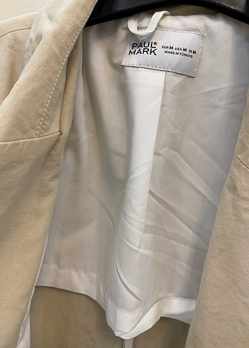 Bej Kadın Blazer - Görsel 3