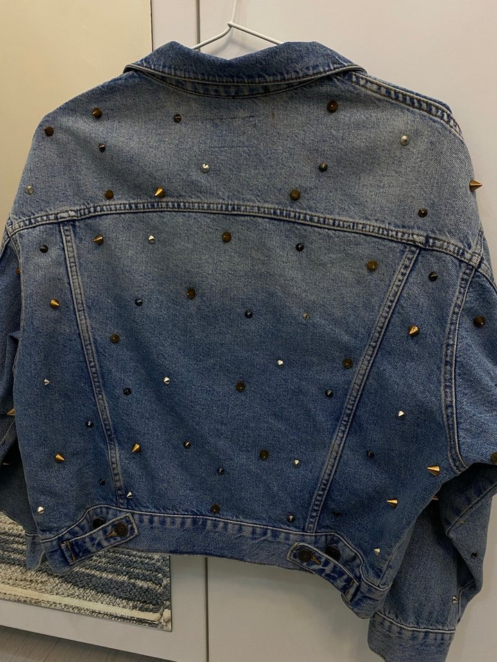 Stradivarius Kadın Denim Ceket - Görsel 3