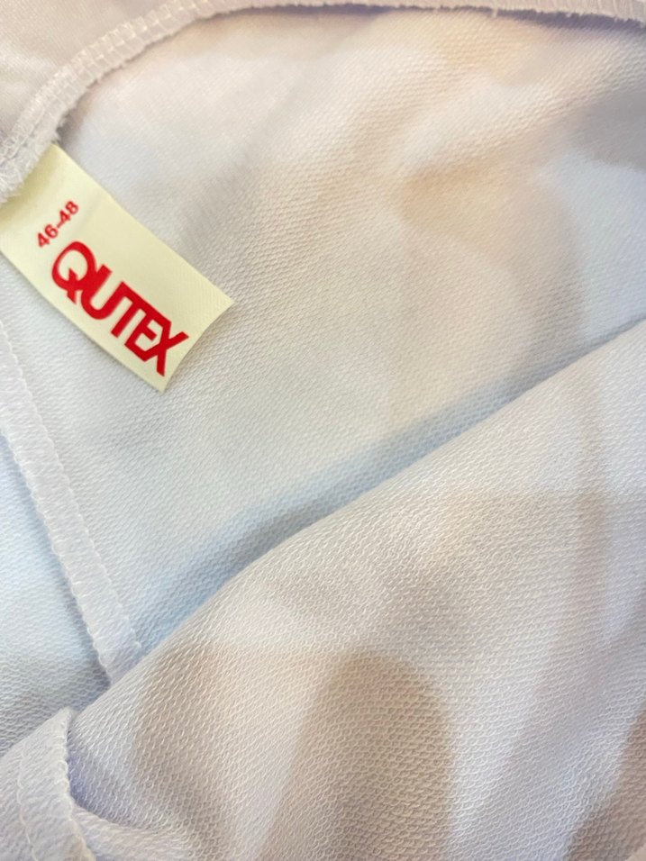 Beyaz Kadın Mini Şort Rahat Kesim - Görsel 4