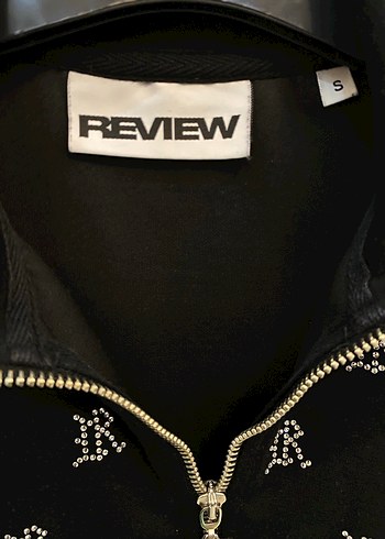 Review Fermuarlı Baskılı Kadın Ceket - Görsel 2