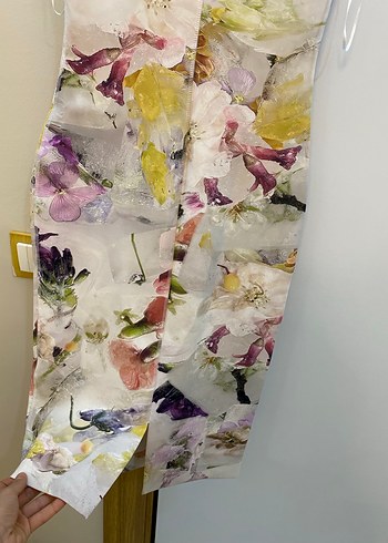 Ted Baker Çiçek Desenli Midi Elbise - Görsel 4