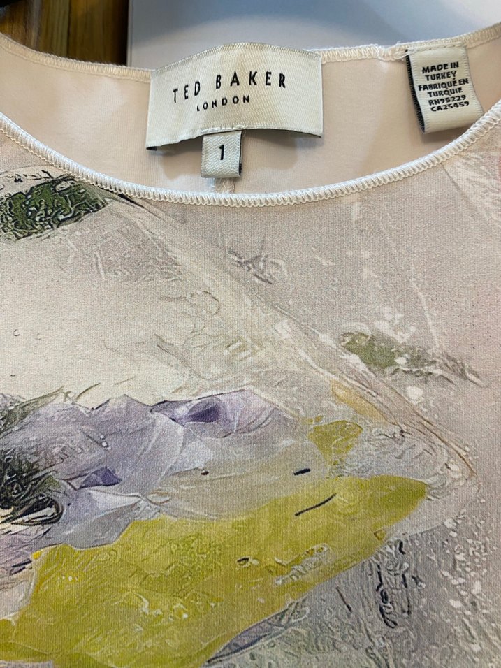 Ted Baker Çiçek Desenli Midi Elbise - Görsel 2