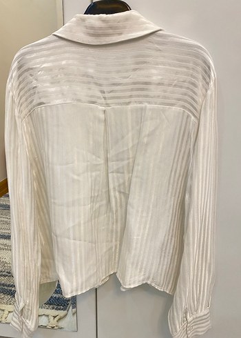 Saten Kadın Gömlek - Görsel 4