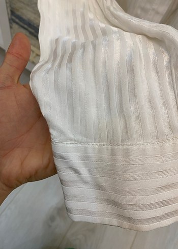 Saten Kadın Gömlek - Görsel 3